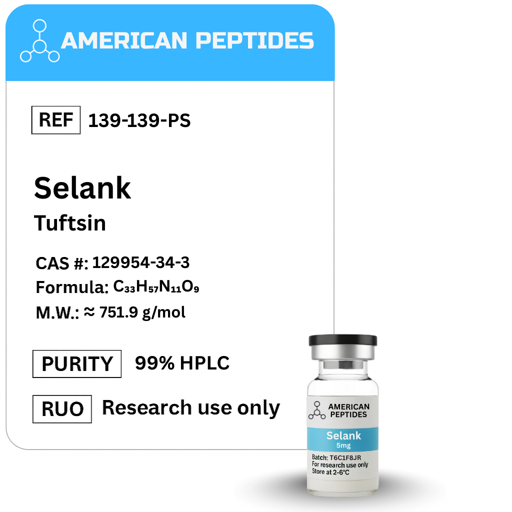 Selank - Premium Research Peptide
